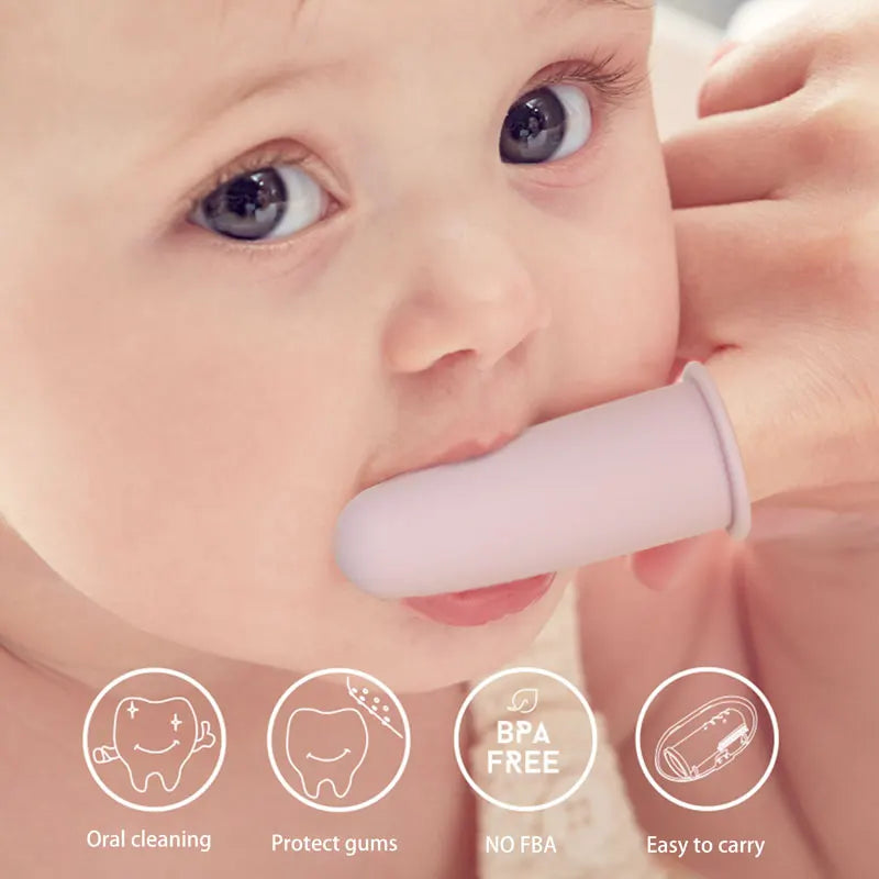 Baby Finger Toothbrush Silicone For Oral Care Travel