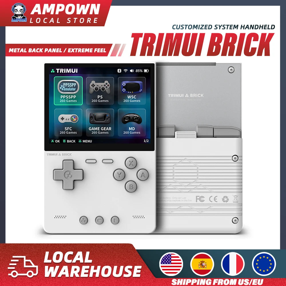 Trimui Brick Handheld Console 3.25 Inch IPS Screen Linux