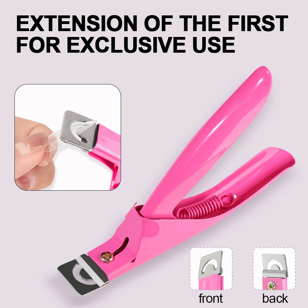 Acrylic Nail Cutter Stainless Steel Clipper Kit 12 Magnets