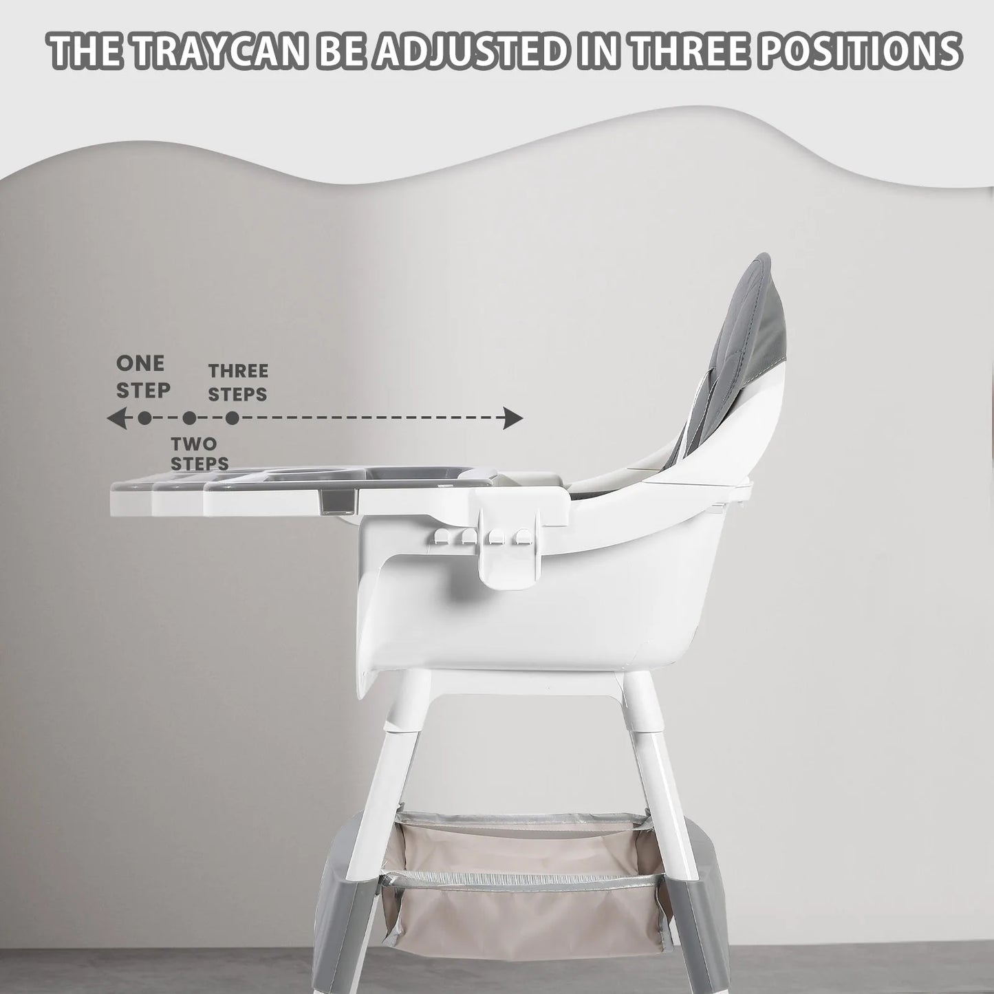 Ubravoo Baby High Chair Portable Eat And Play Tray