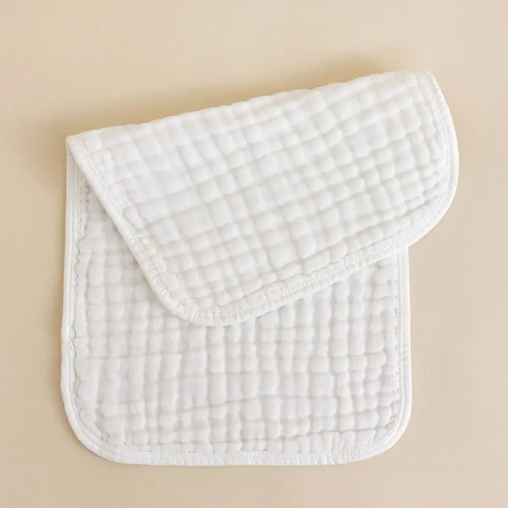 Multicolor Cotton Baby Burp Cloths 6 Layer Muslin 25x50 CM
