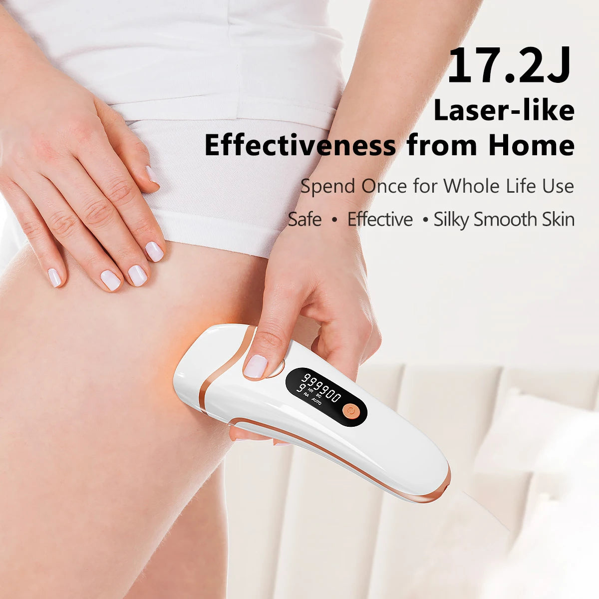IPL Epilator Laser Hair Removal 999000 Flashes Painless