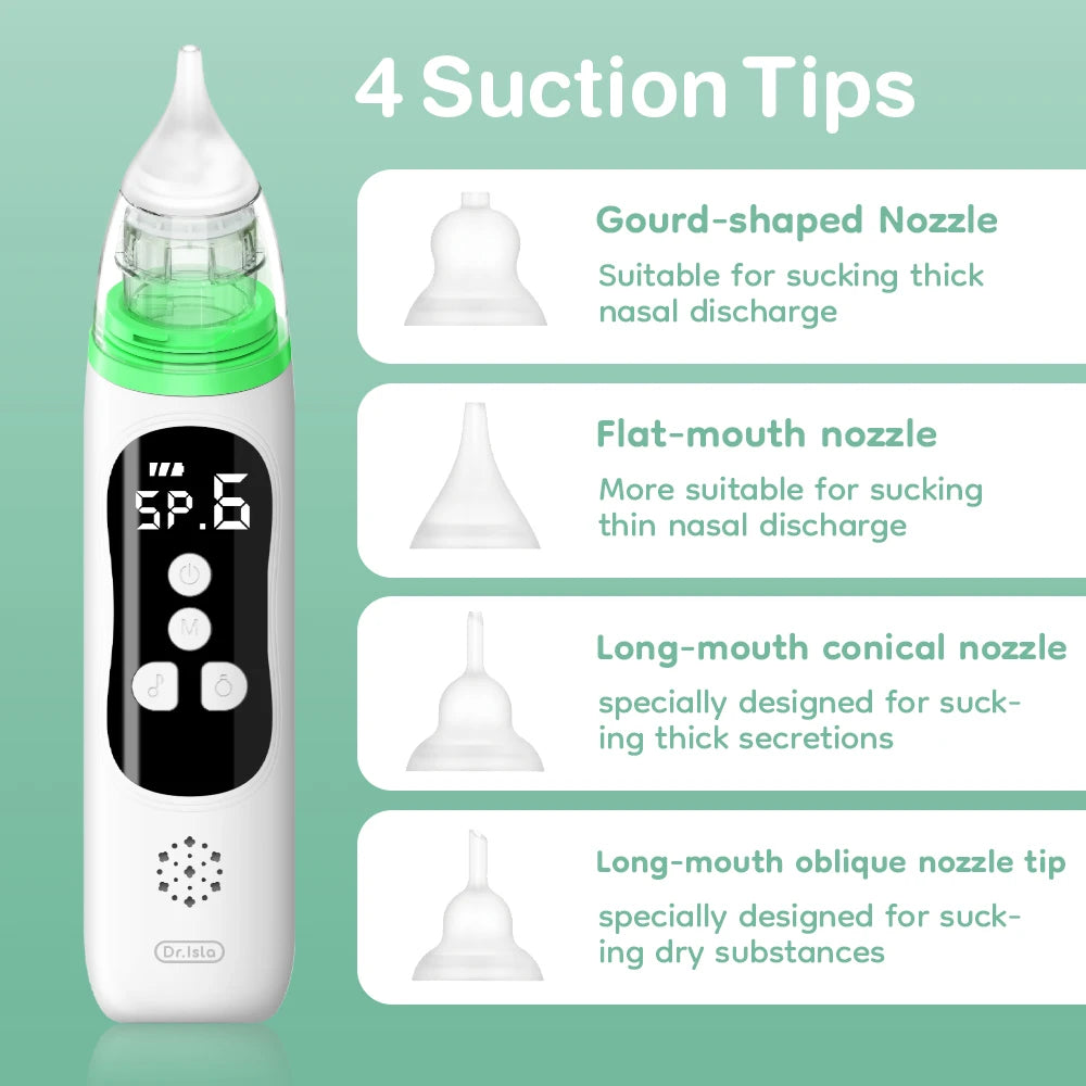 MAMIJOY Electric Nasal Aspirator For Newborn Mucus Cleaner