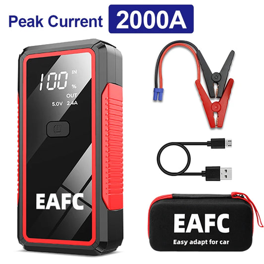 Power Bank 2000A And 600A Jump Starter 12V Car Charger