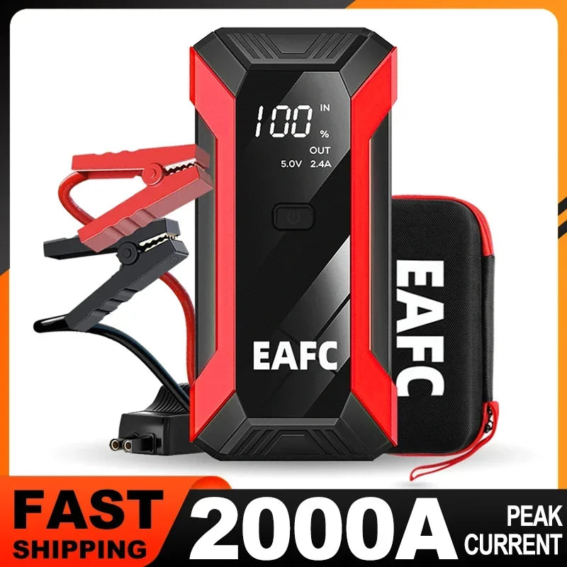 Power Bank 2000A And 600A Jump Starter 12V Car Charger