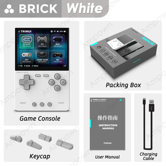 Trimui Brick Handheld Console 3.25 Inch IPS Screen Linux