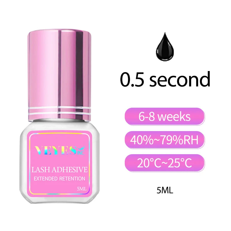 Veyes Inc Eyelash Extensions Glue 5ml Dry Lash Adhesive