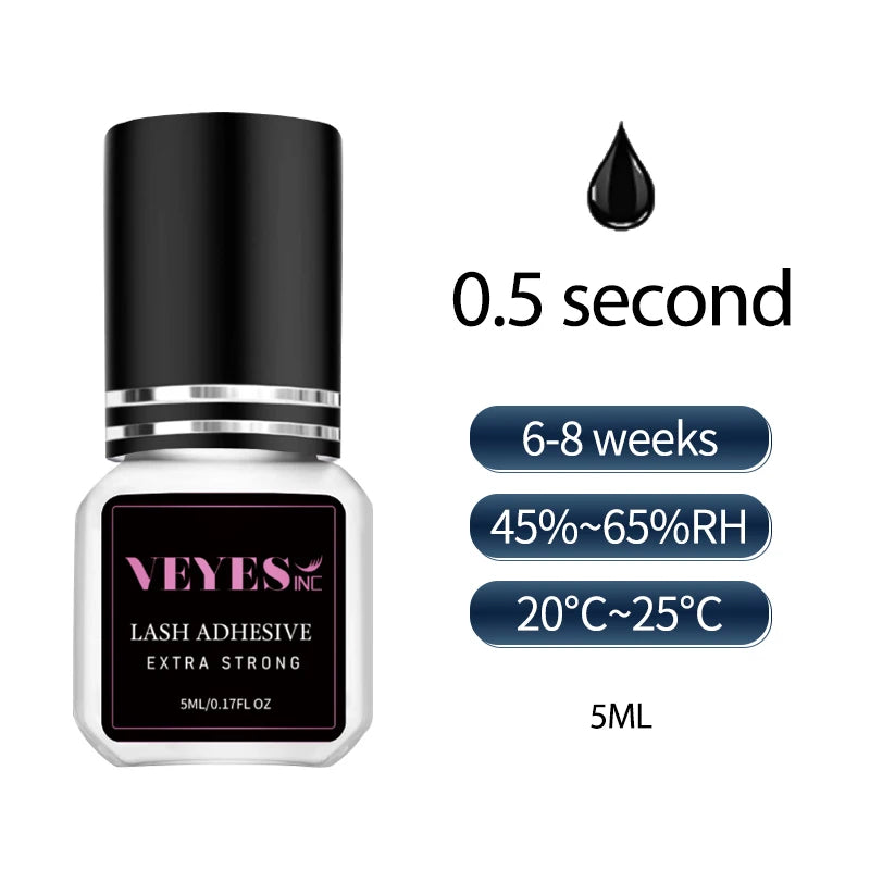 Veyes Inc Eyelash Extensions Glue 5ml Dry Lash Adhesive