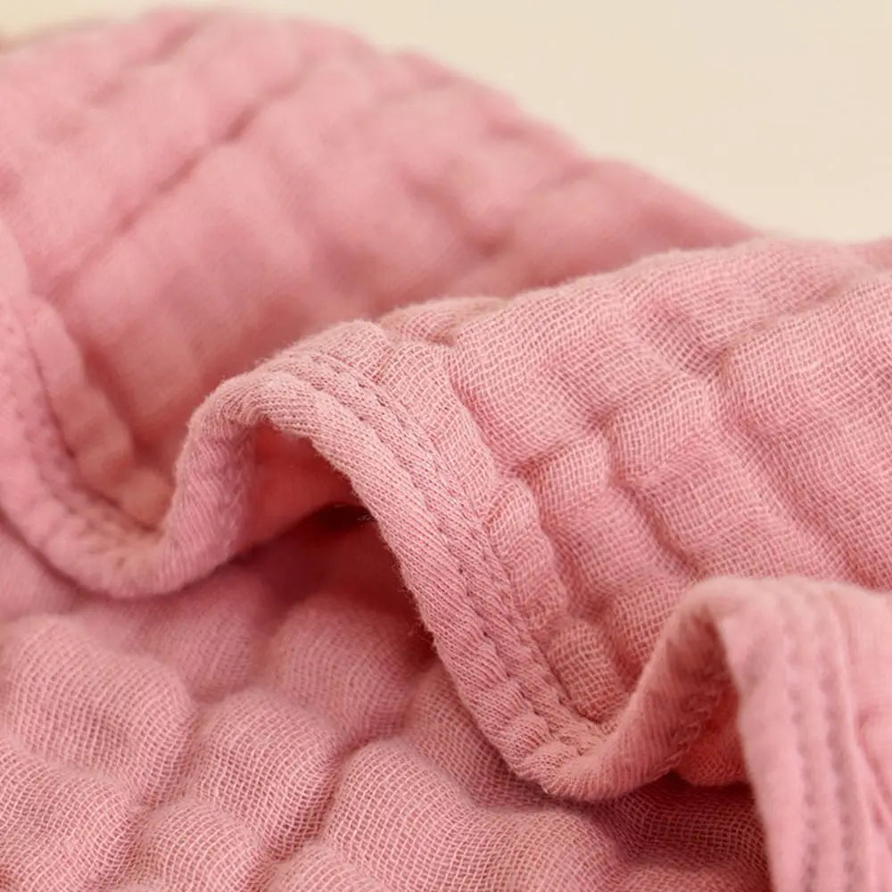 Multicolor Cotton Baby Burp Cloths 6 Layer Muslin 25x50 CM