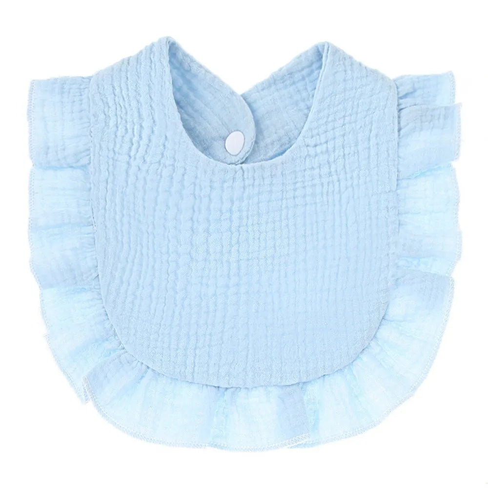 Personalized Name Embroidered Newborn Bib And Burp Cloth