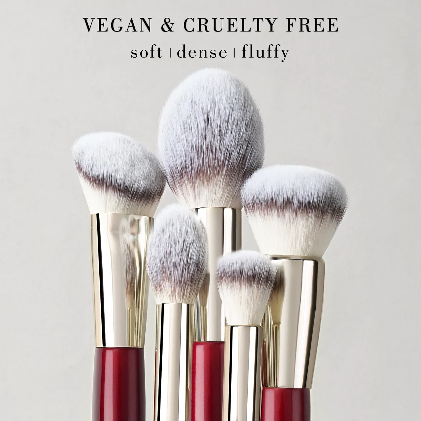 BEILI 15Pcs Eyeshadow Brush Set Premium Synthetic Makeup