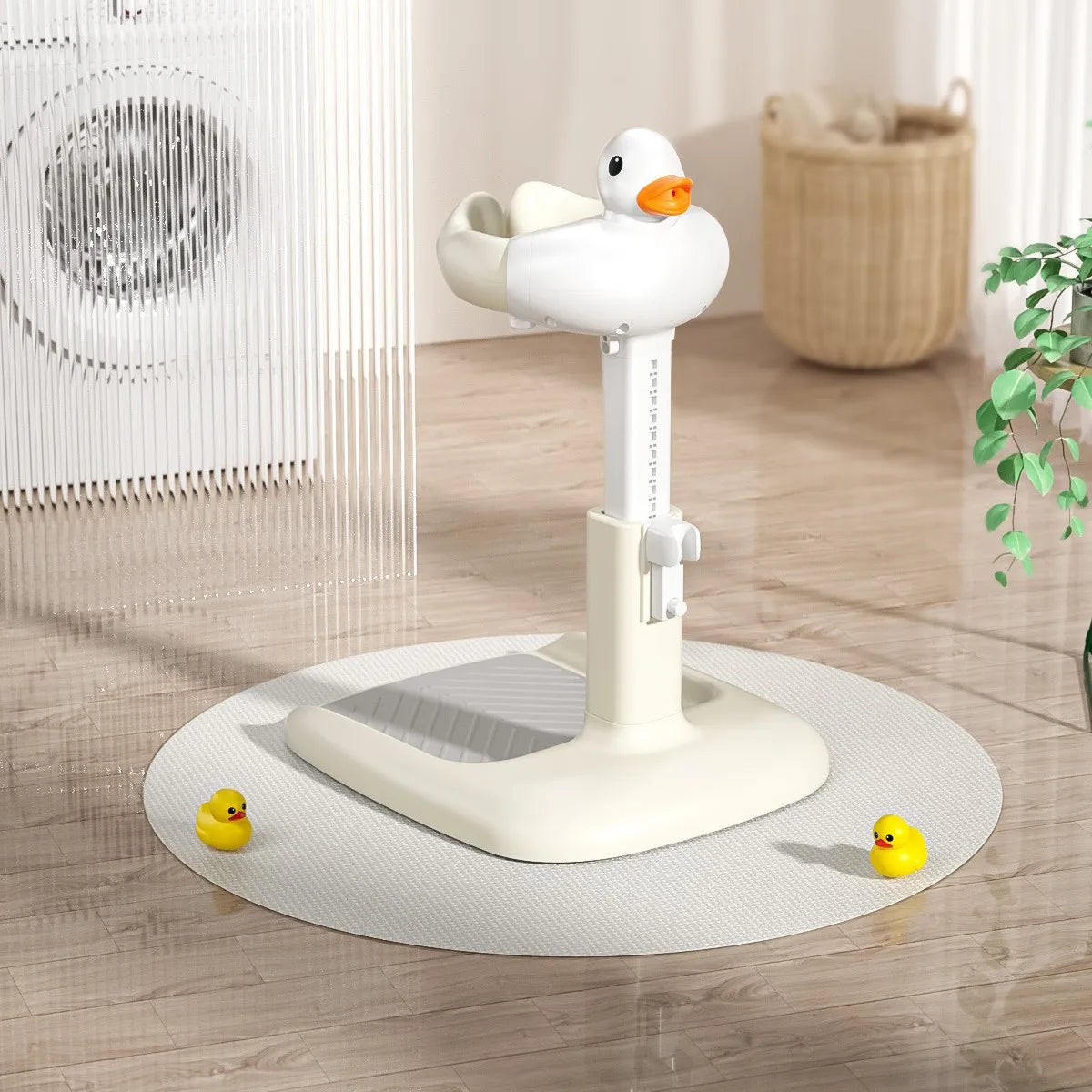 Portable Duck Shaped Non Slip Adjustable Baby Bath Handle