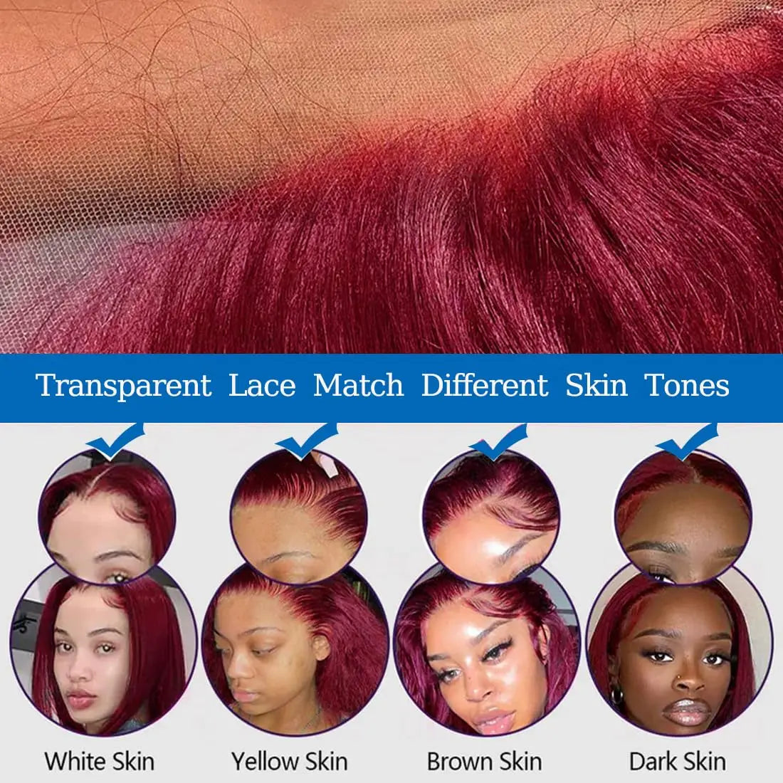 12 Inch Burgundy 99J 13x4 Lace Front Short Bob Wig Remy