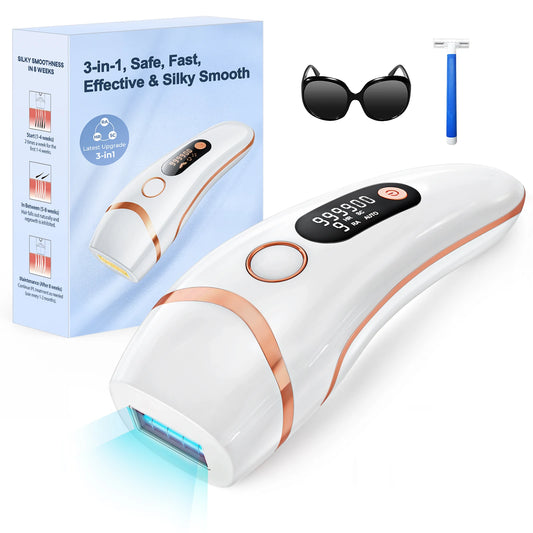 IPL Epilator Laser Hair Removal 999000 Flashes Painless