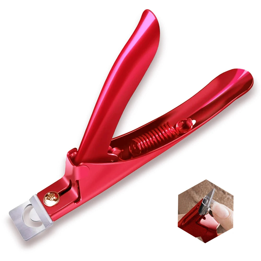 Acrylic Nail Cutter Stainless Steel Clipper Kit 12 Magnets