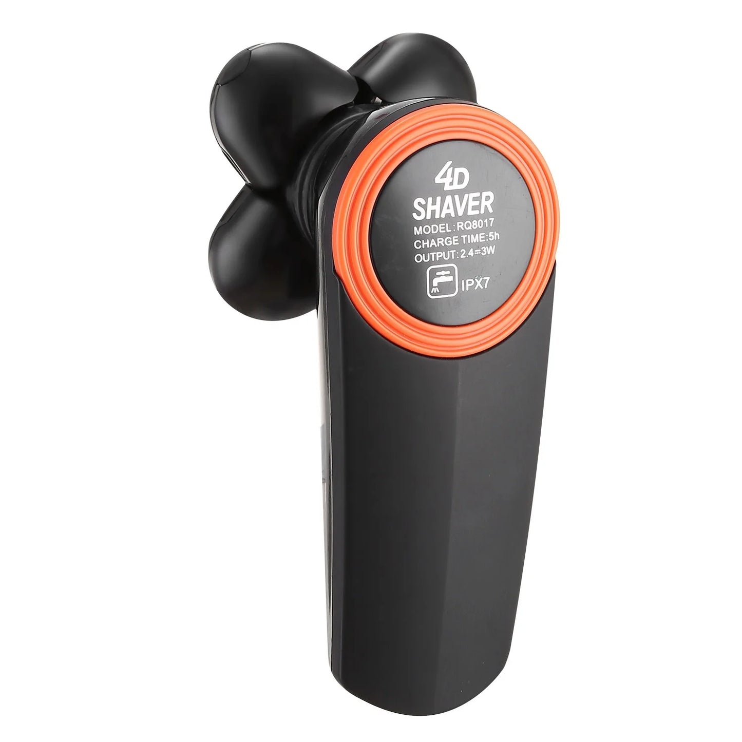 4D Electric Shaver IPX7 Waterproof Rotary Wet Dry Heads