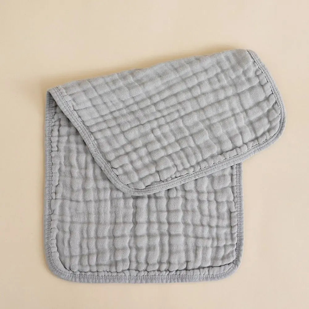 Multicolor Cotton Baby Burp Cloths 6 Layer Muslin 25x50 CM