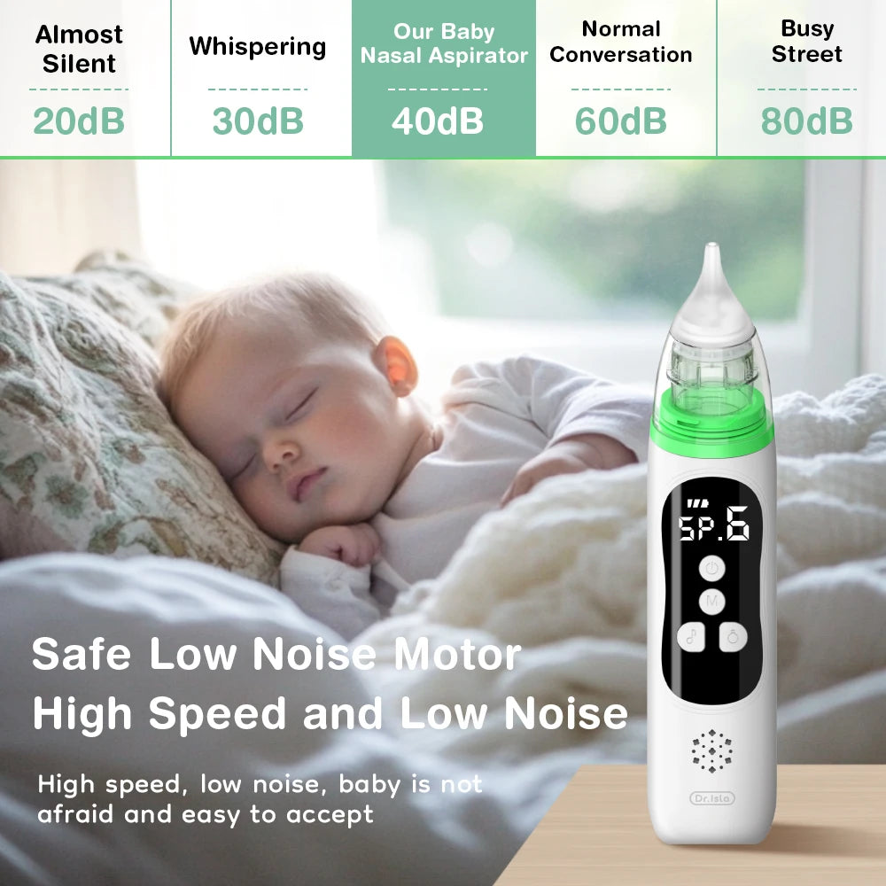 MAMIJOY Electric Nasal Aspirator For Newborn Mucus Cleaner
