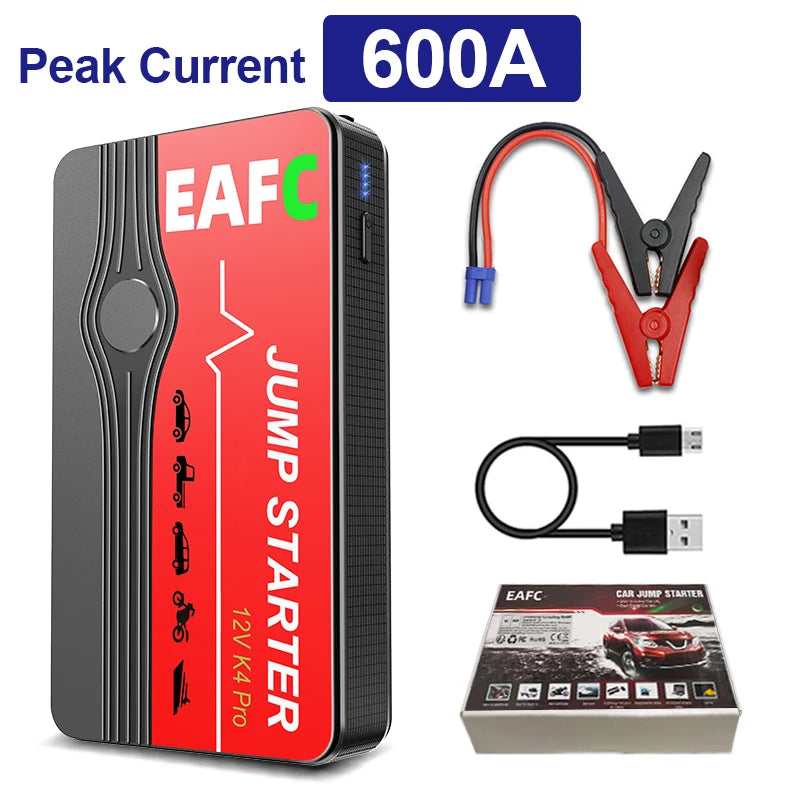 Power Bank 2000A And 600A Jump Starter 12V Car Charger