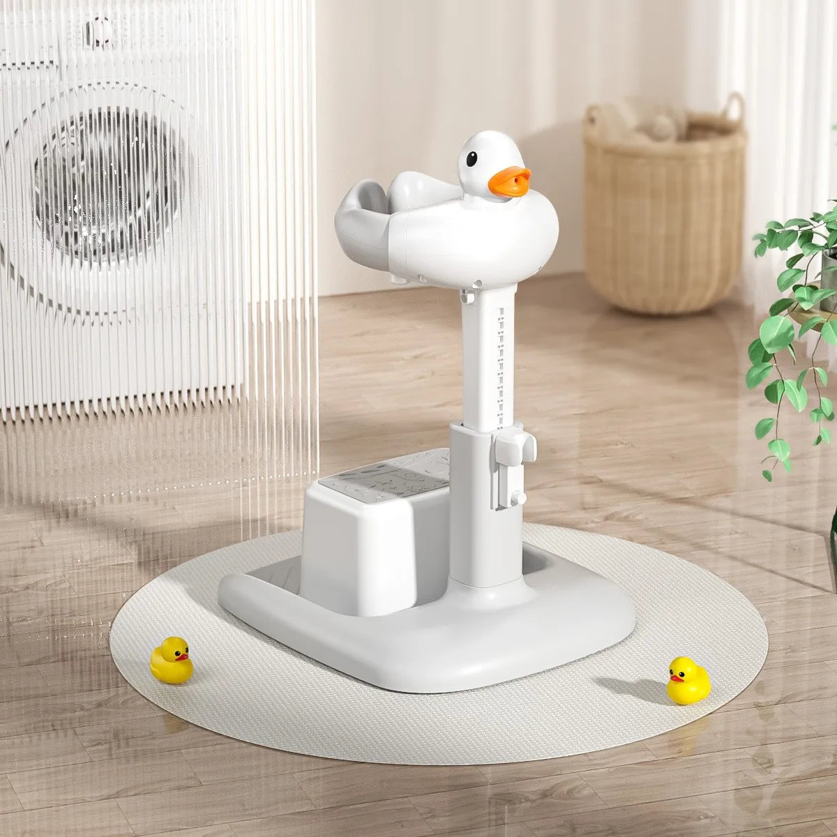 Portable Duck Shaped Non Slip Adjustable Baby Bath Handle