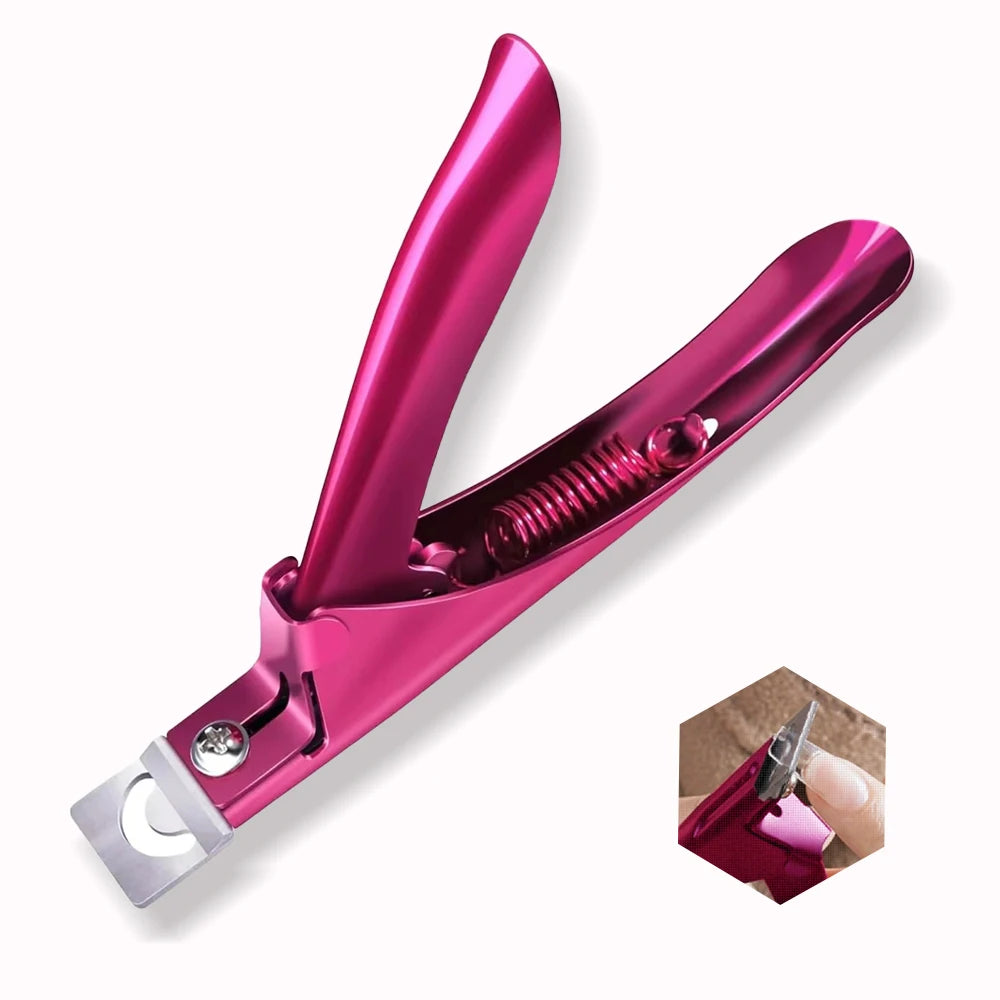 Acrylic Nail Cutter Stainless Steel Clipper Kit 12 Magnets