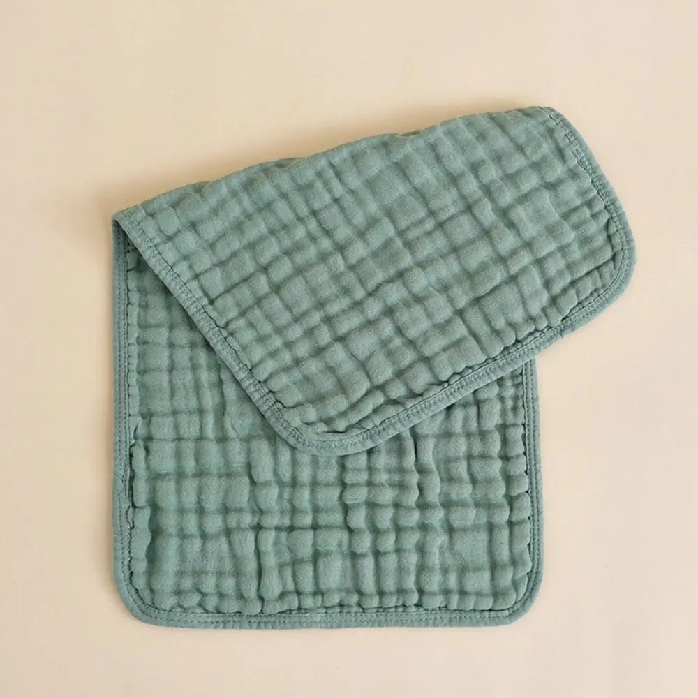 Multicolor Cotton Baby Burp Cloths 6 Layer Muslin 25x50 CM