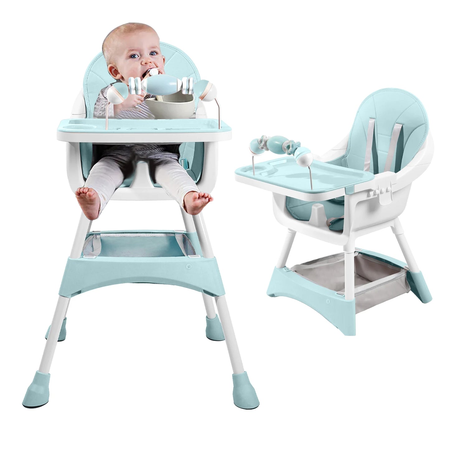 Ubravoo Baby High Chair Portable Eat And Play Tray