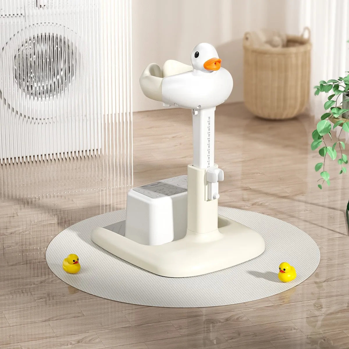 Portable Duck Shaped Non Slip Adjustable Baby Bath Handle