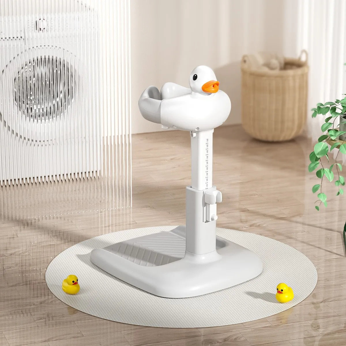 Portable Duck Shaped Non Slip Adjustable Baby Bath Handle