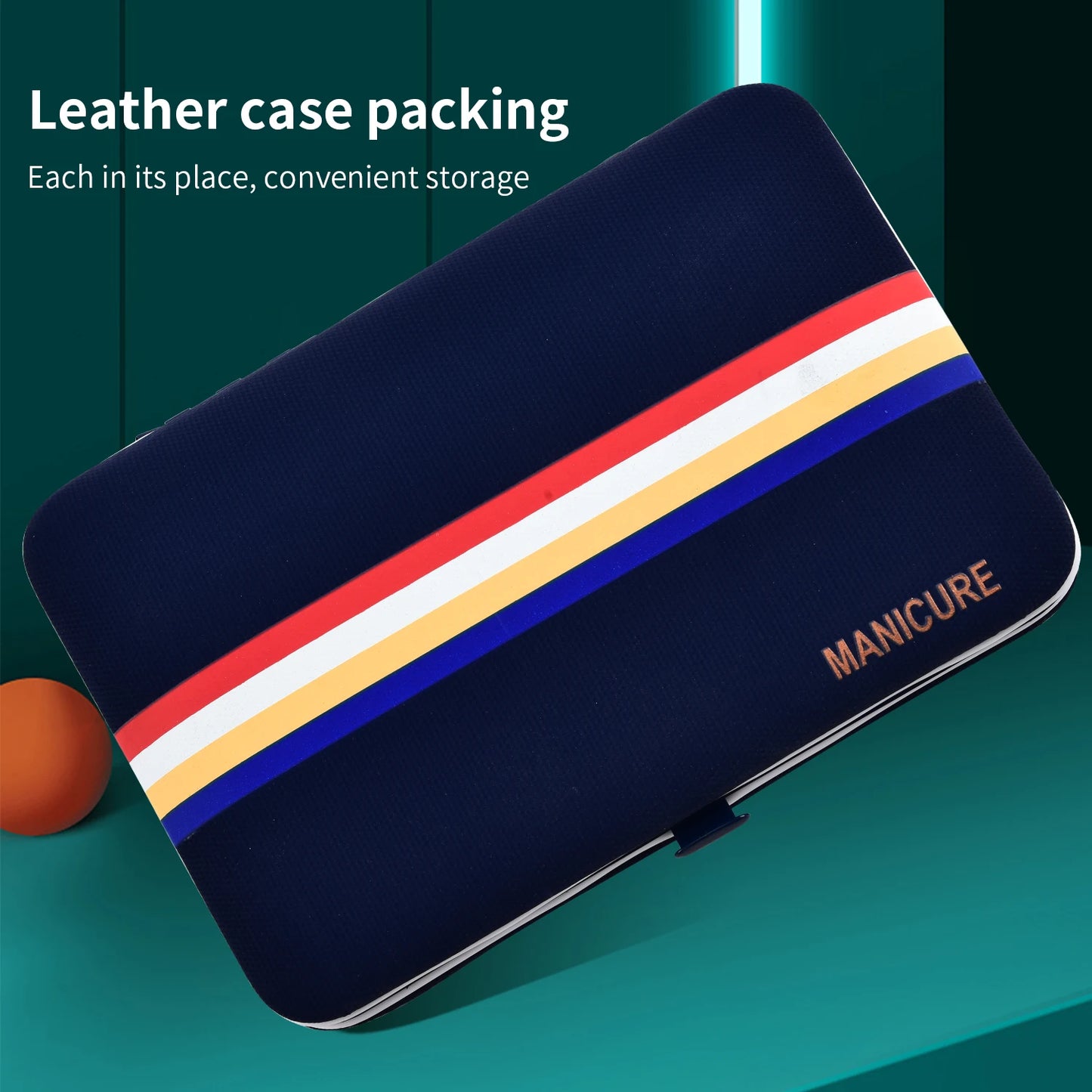 Nail Cutter Set 19 Pcs Stainless Steel Nail Clippers Bag