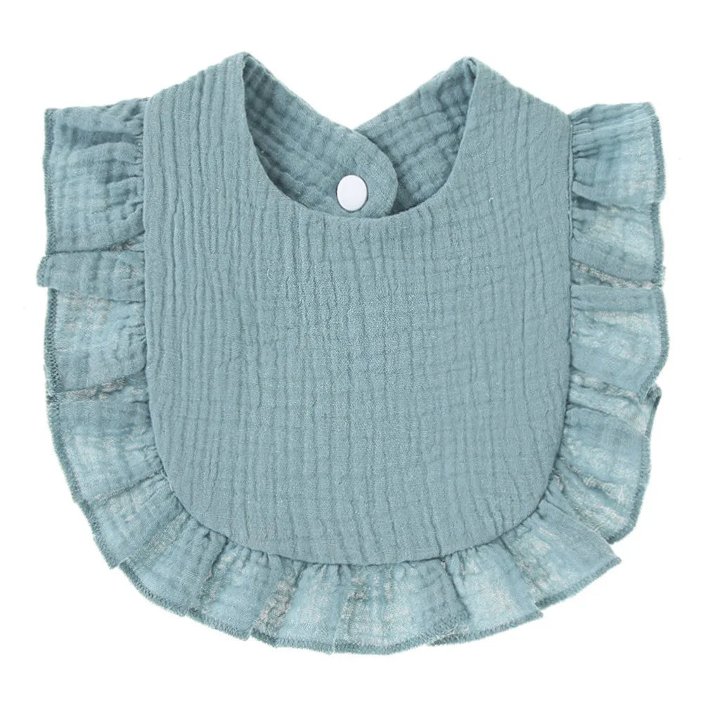 Personalized Name Embroidered Newborn Bib And Burp Cloth